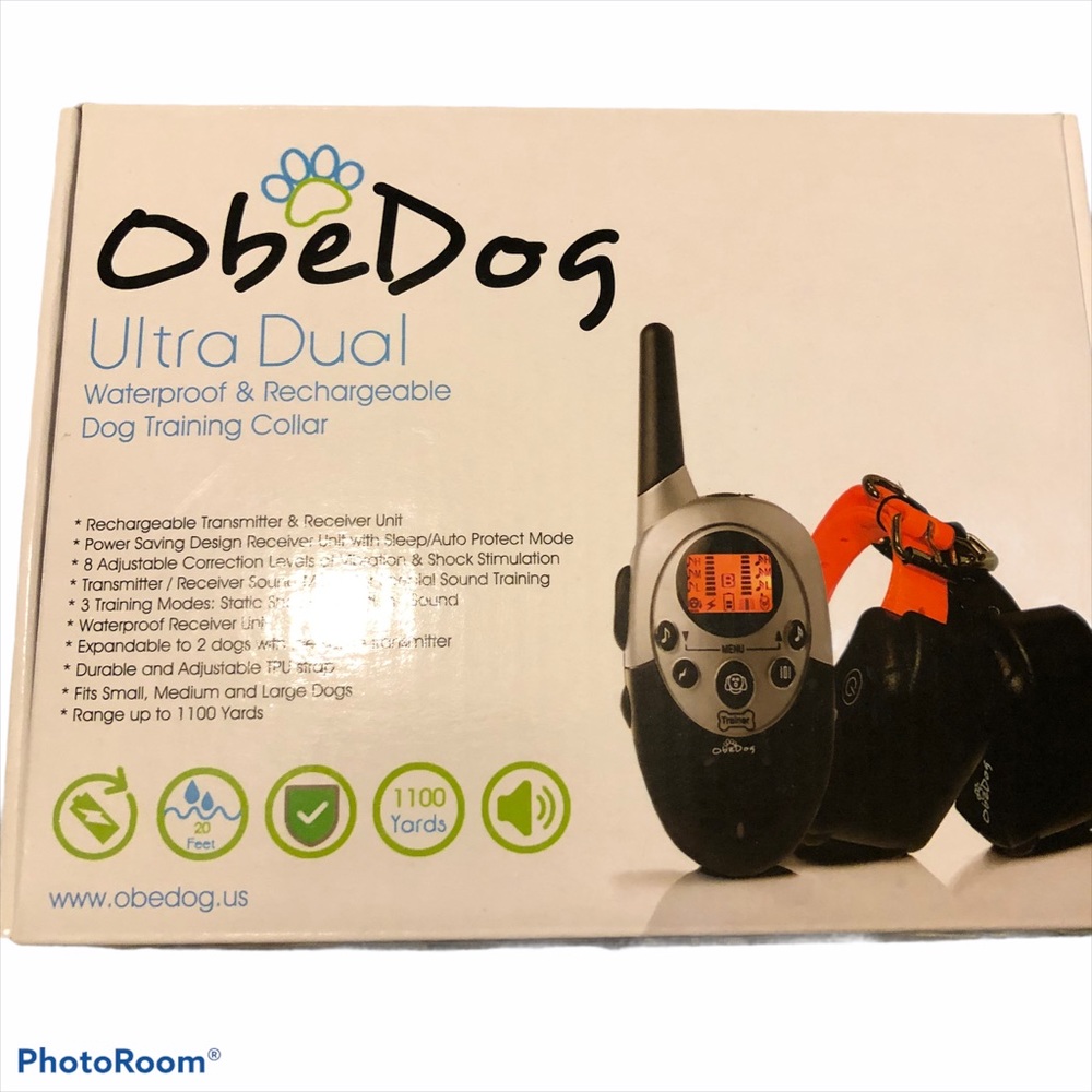 ObeDog ultra dual waterproof dog training collar